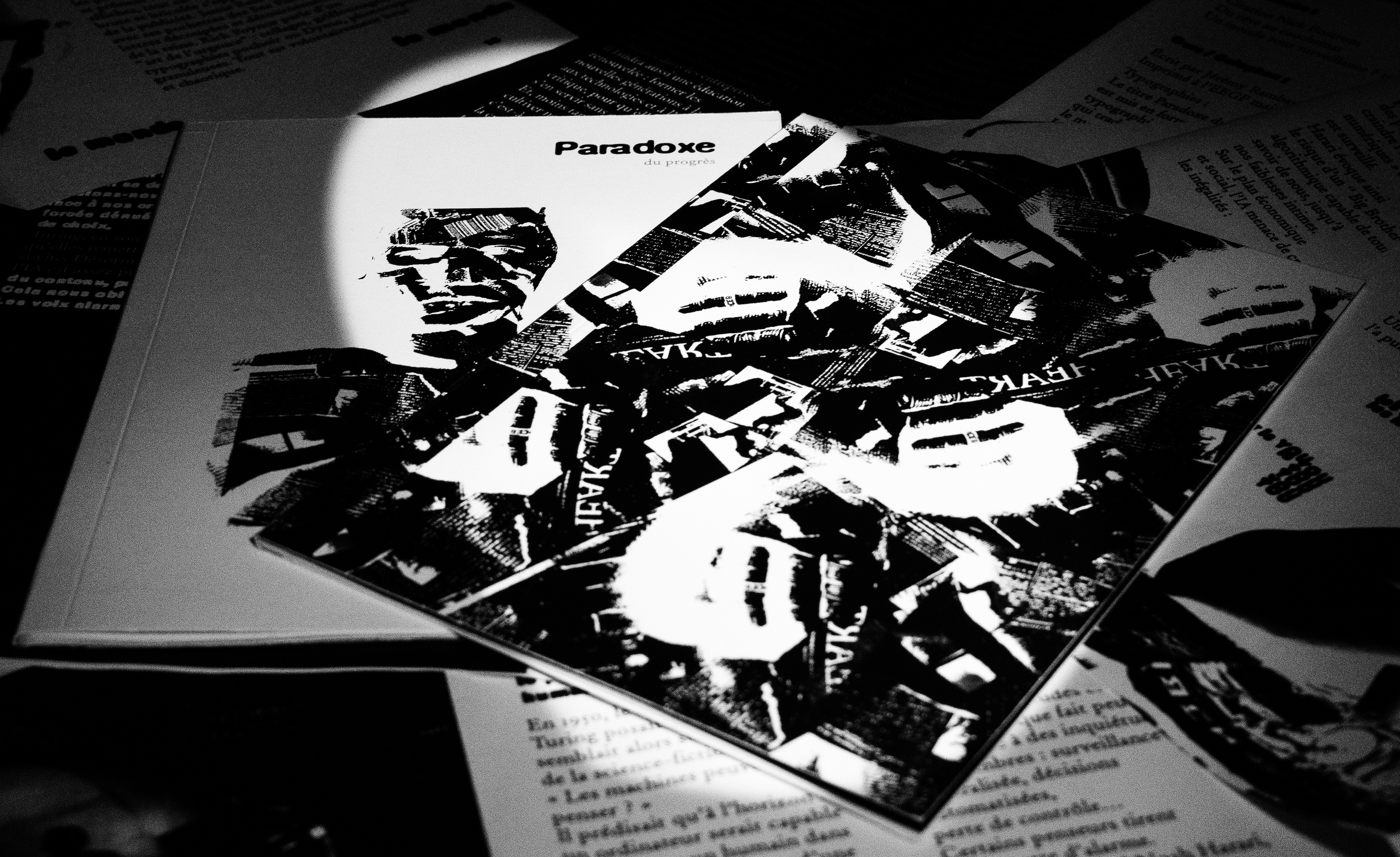 Le Paradoxe du progrès — mise en page