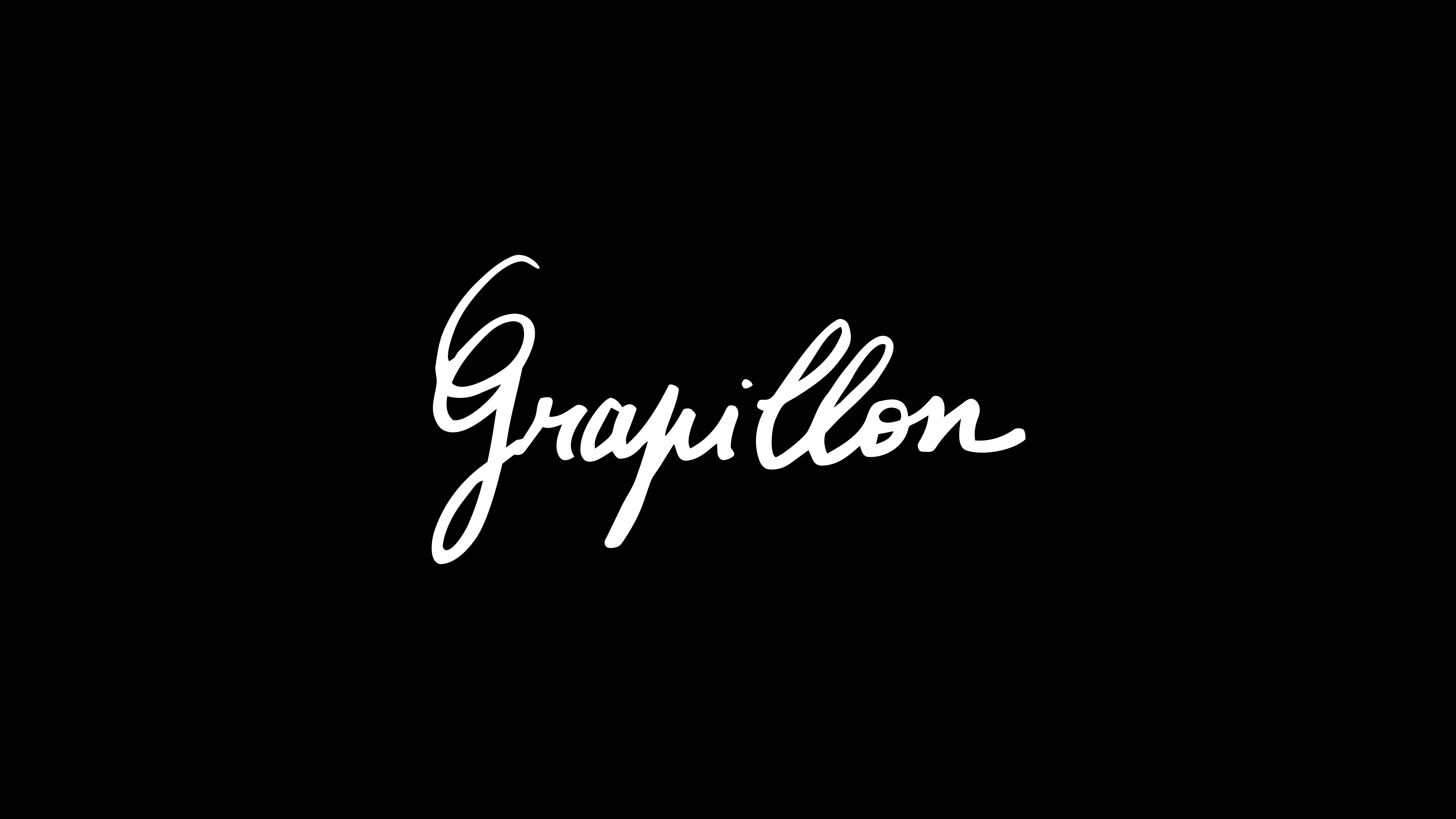 Grapillon, logotype manuscrit